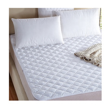 Chinese Factory Hot Sale washable anti-slip twin cotton Quilted fabric Mattress pad Cover protector